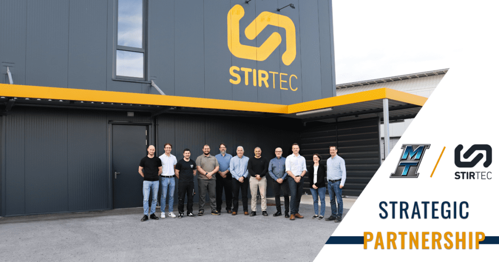 MTI and Stirtec GmbH outside of Stirtec HQ